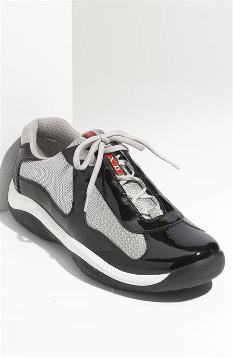 mango silver prada sneakers|Prada Sneakers for Men .